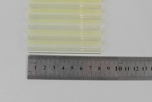 IPL трубка (UV-фильтр) 13×80 мм жёлтая кварцевая с церием