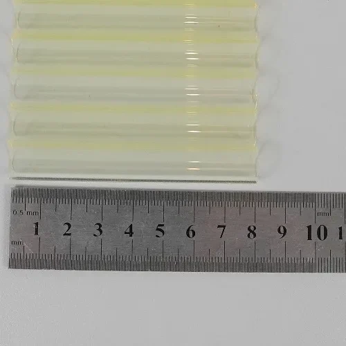 IPL трубка (UV-фильтр) 13×80 мм жёлтая кварцевая с церием