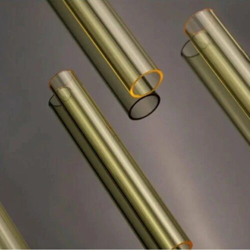 IPL трубка (UV-фильтр) 14×80 мм жёлтая кварцевая с церием